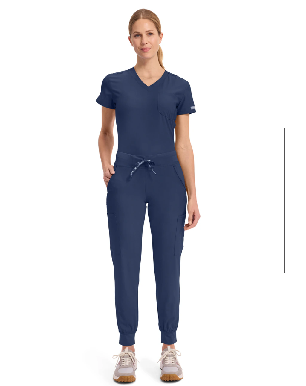 Vista 4 de Pijama Quirúrgica para Mujer Medcouture MC2432-MC2711