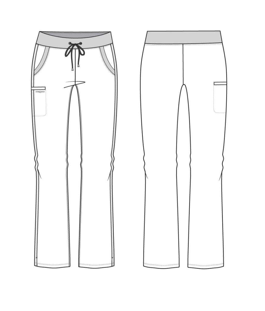 Vista 3 de Pantalón Quirúrgico Para Mujer Skechers™ by Barco™ Skp505