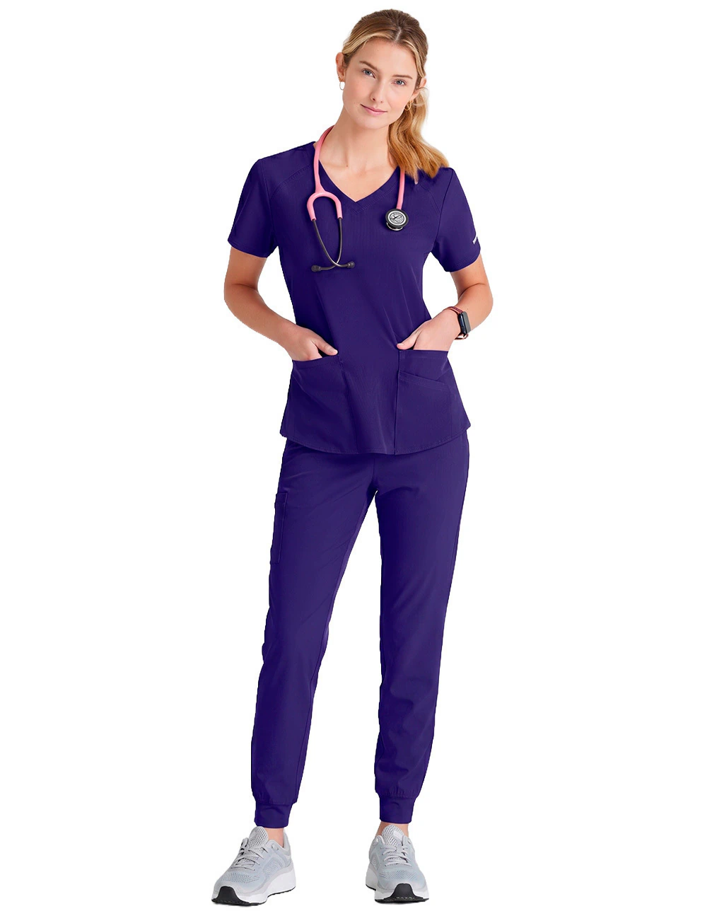 Vista 4 de Pijama Quirúrgica para Mujer Skechers SK101-SKP552