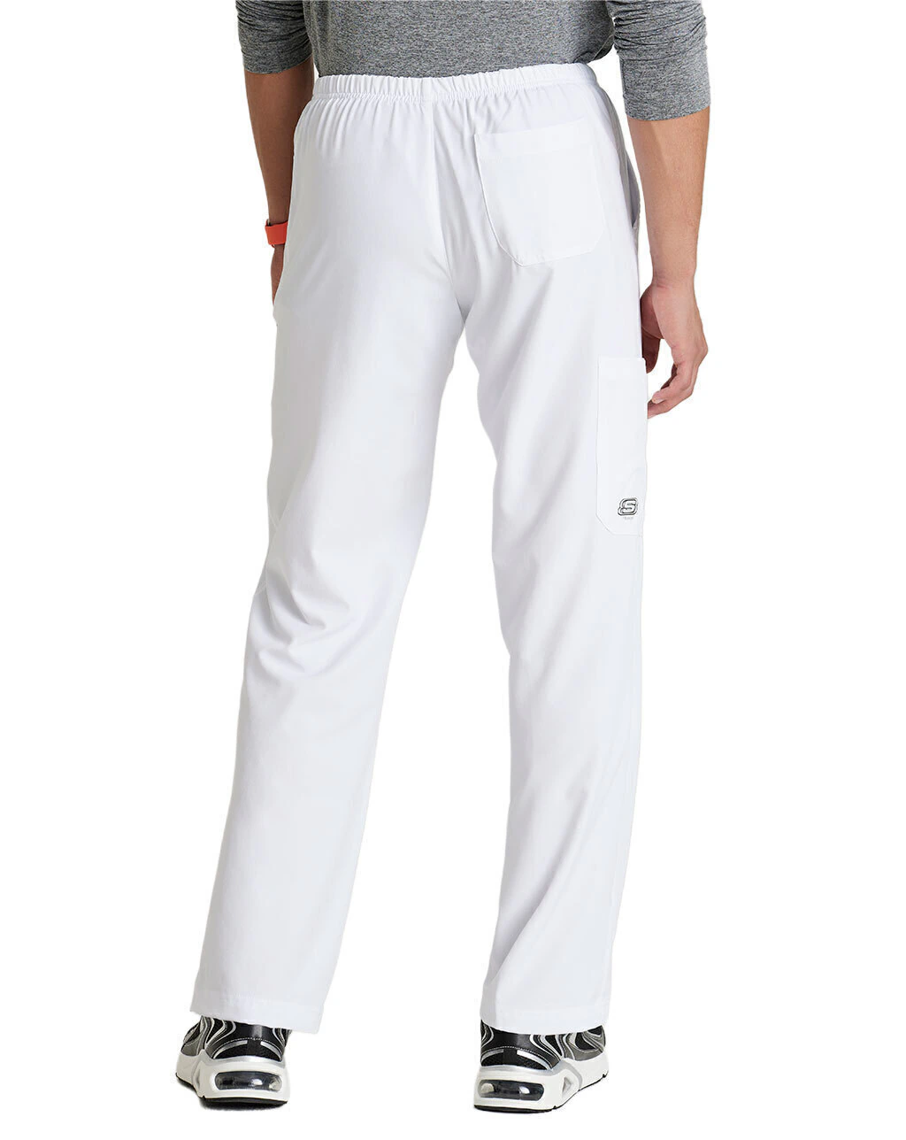 Vista 5 de Pijama Quirúrgica Blanca para Hombre Skechers SK0112-SK0215