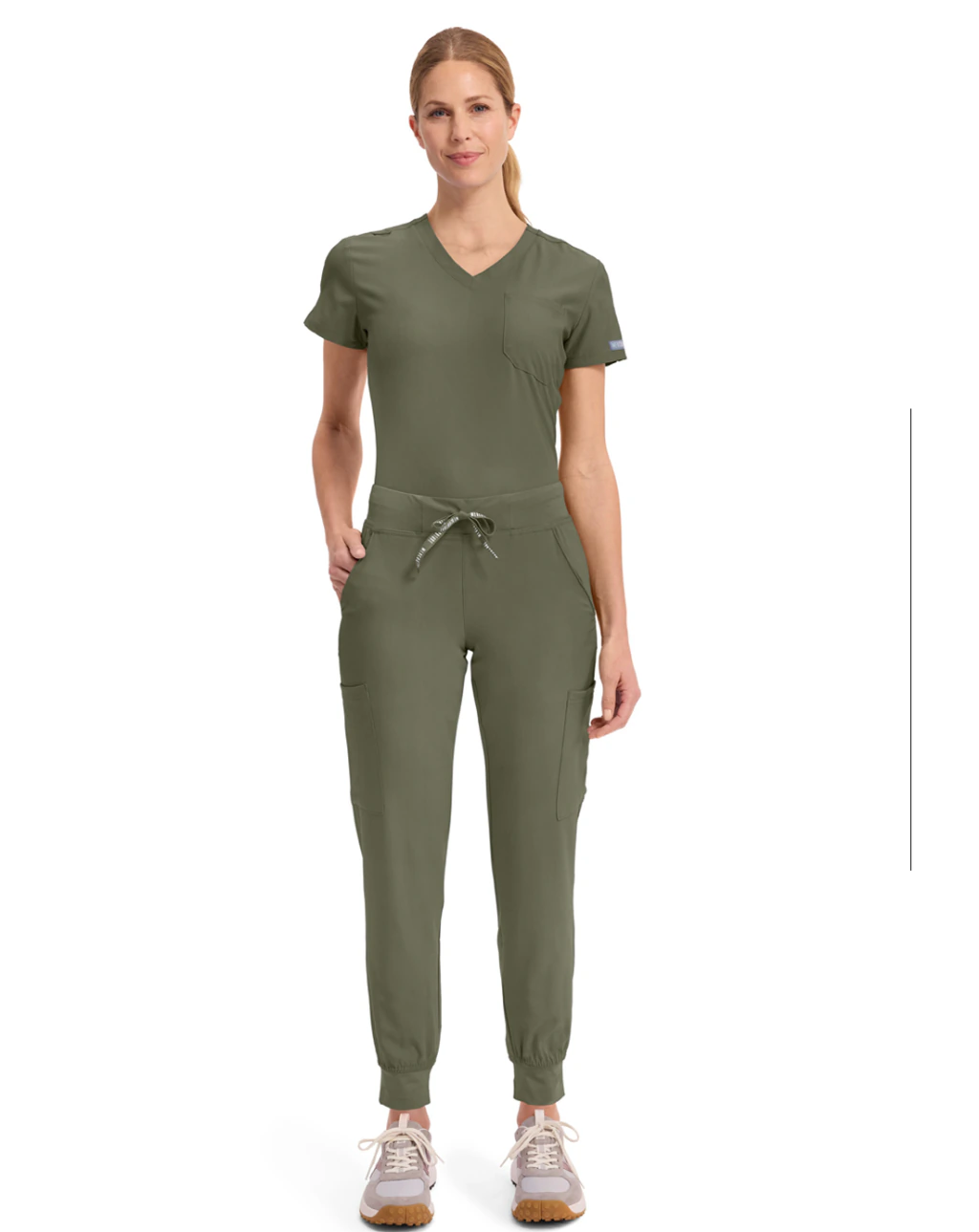 Vista 10 de Pijama Quirúrgica para Mujer Medcouture MC2432-MC2711