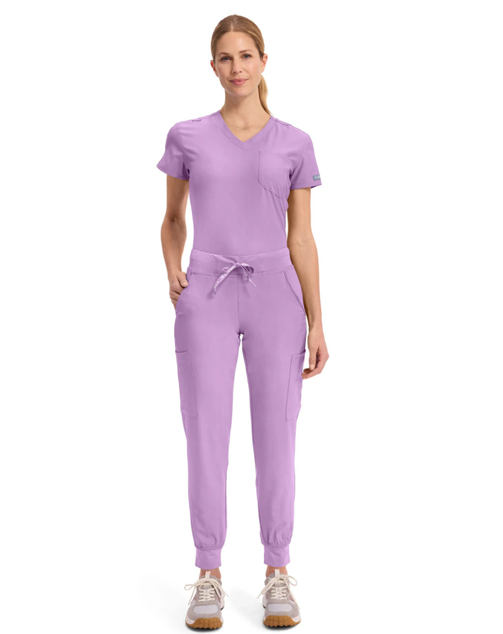 Vista 5 de Pijama Quirúrgica para Mujer Medcouture MC2432-MC2711