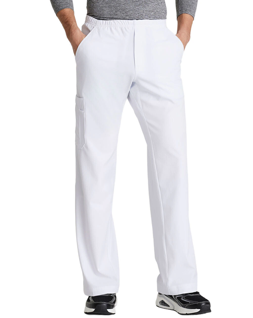 Vista 4 de Pijama Quirúrgica Blanca para Hombre Skechers SK0112-SK0215