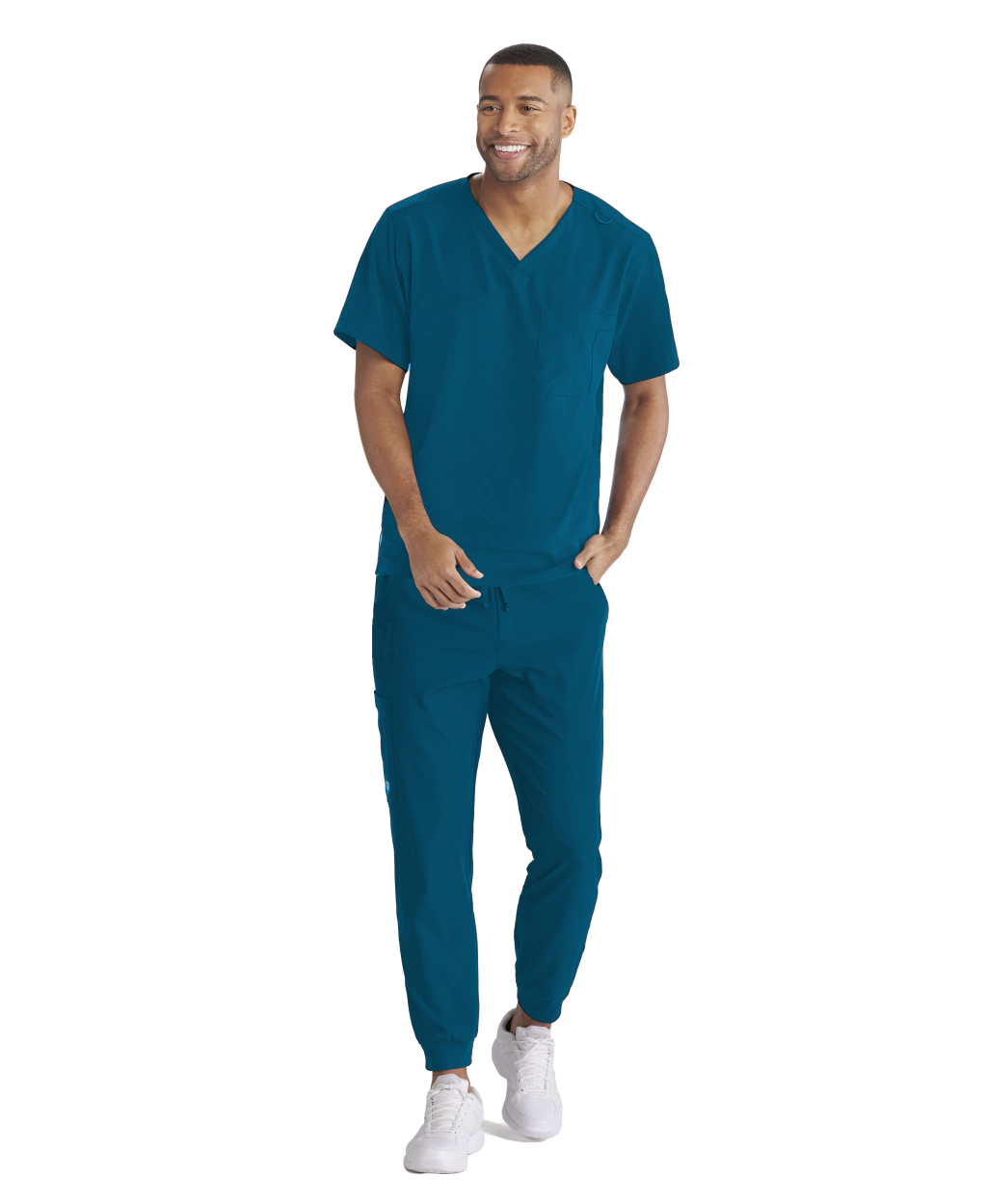 Vista 24 de Pijama Quirurgica para Hombre Skechers SK0112-SKP572