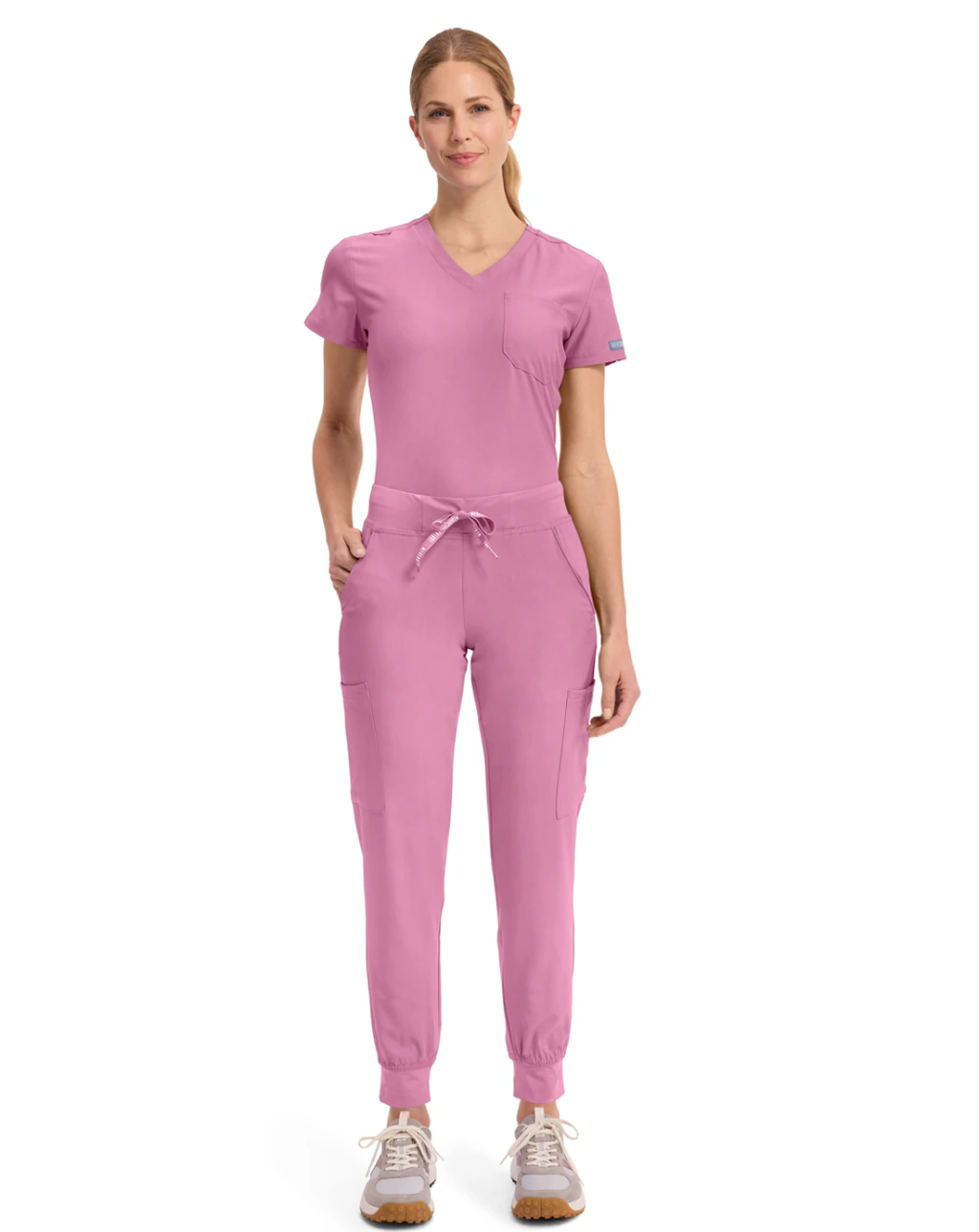 Vista 2 de Pijama Quirúrgica para Mujer Medcouture MC2432-MC2711