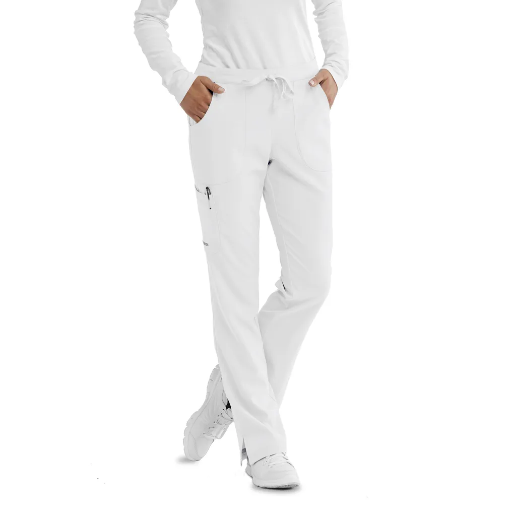 Vista 4 de Pijama Quirúrgica Blanca para Mujer Skechers SK101-SK201