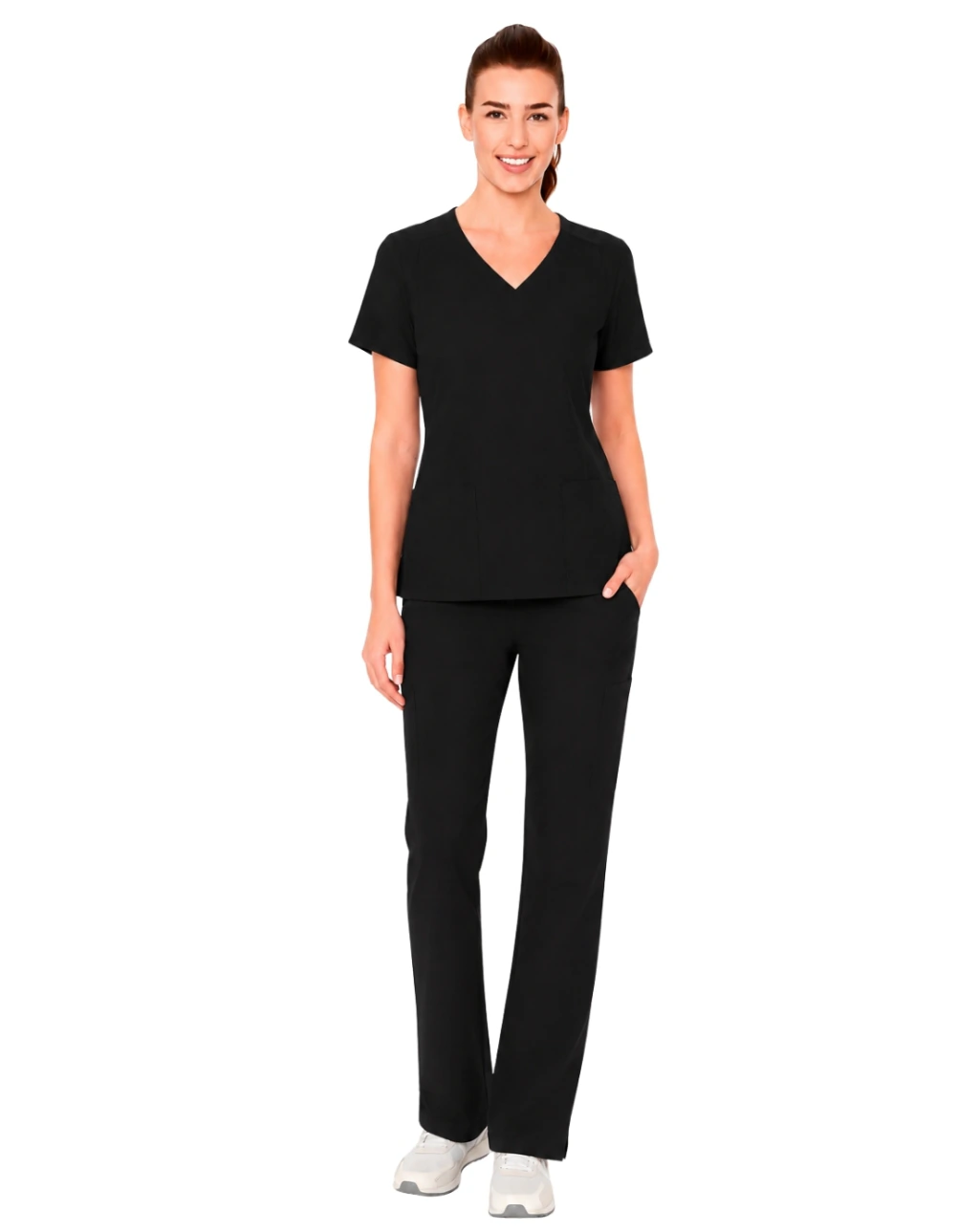 Vista 2 de Pijama Quirurgica Para Mujer Medcouture MC2468 - MC2702