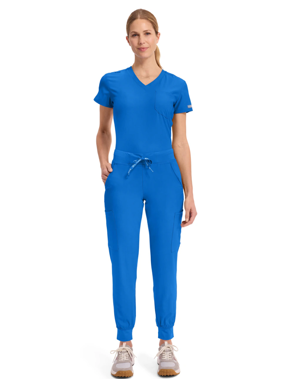 Vista 3 de Pijama Quirúrgica para Mujer Medcouture MC2432-MC2711