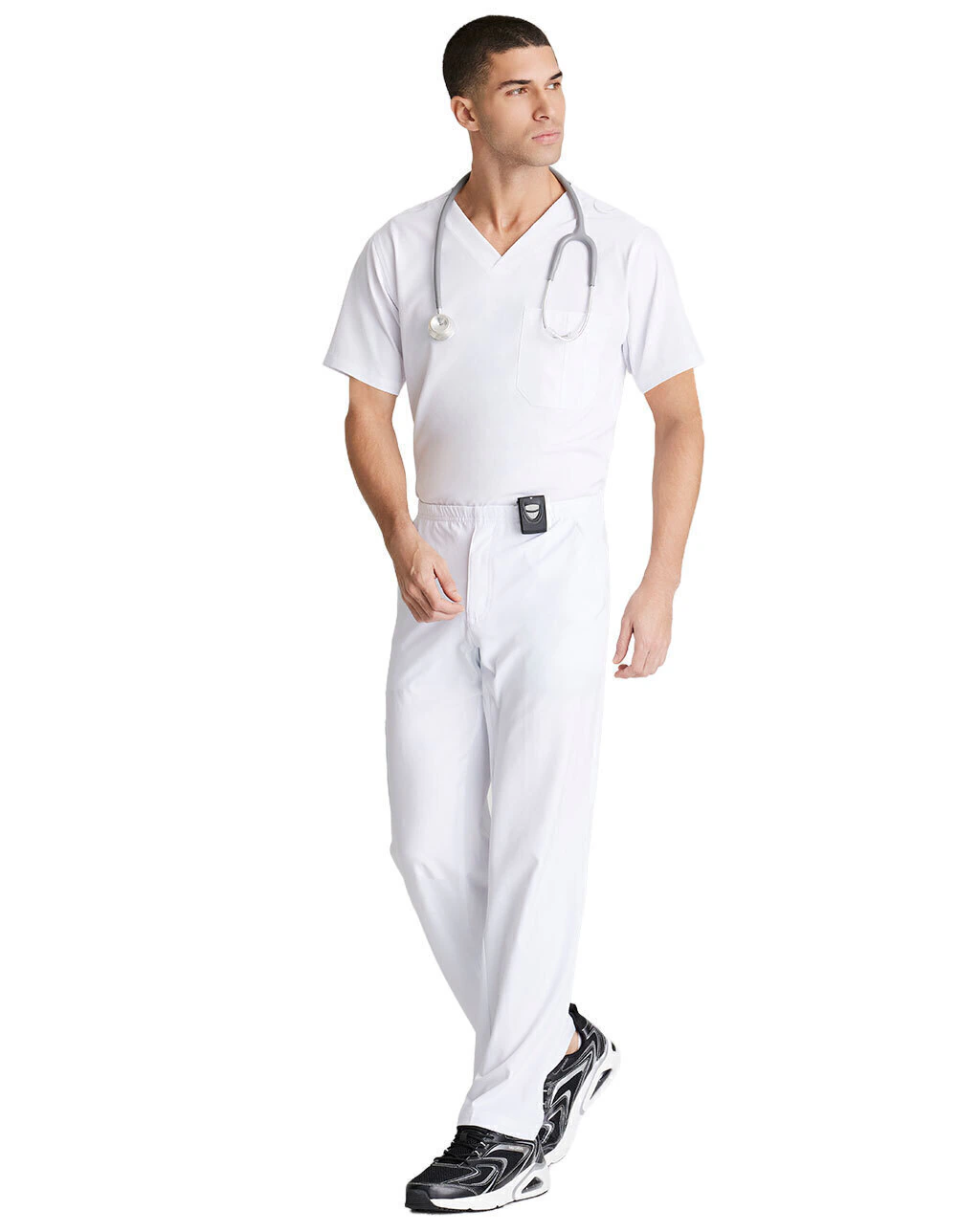 Pijama Quirúrgica Blanca para Hombre Skechers SK0112-SK0215